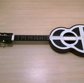 Mini Acoustic Guitar Printable 3d model