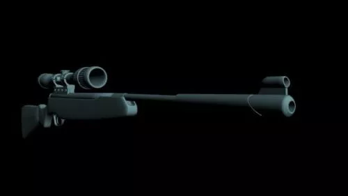 Qjb95 Rifle Weapon 3d model