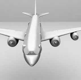Airbus Lowpoly Plane 3d model