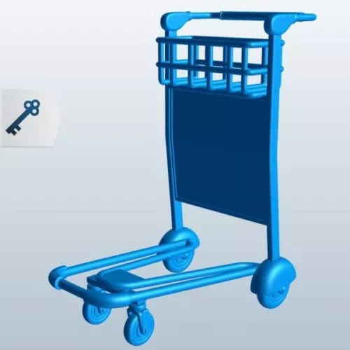 Hand Cart 3d model