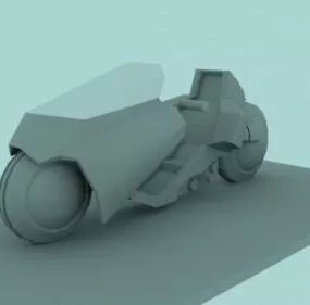 Sci-fi Futuristic Motorcycle 3d model