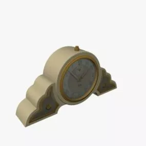 Alarm Clock Circle Face 3d model