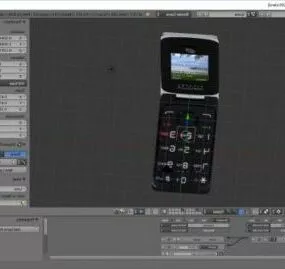 Alcatel Mobile Phone 3d model