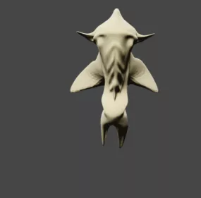 Alien Monster Character Rigged 3d model