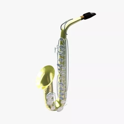 Lowpoly Soprano Cornet 3d model