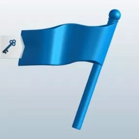 American Flag 3d model