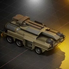 Amphibious Vehicle 3d model