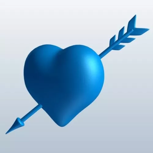 Arrows Cross Shape 3d model