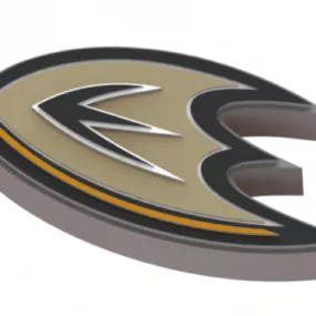 Anaheim Ducks Ice Hockey Team 3d model