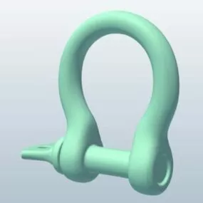 Anchor Shackle Steel 3d model