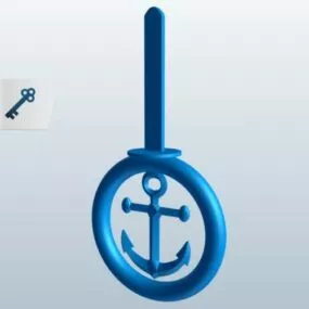 Anchor Figurine 3d model