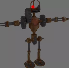 Ancient Gear Robot Frame 3d model