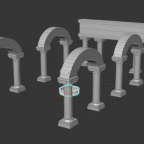 Ancient Ruins Arch 3d model