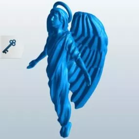 Angel Figurine Character 3d model