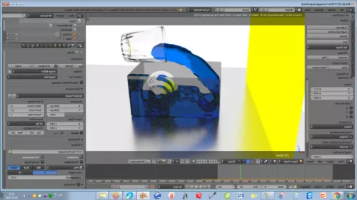 Water Animated Scene 3d model Water Animated Scene 3d model