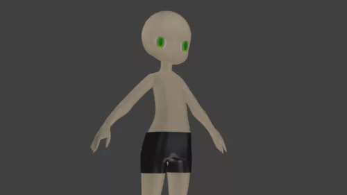 Chiyu Anime Character 3d model