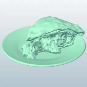 Apple Pie Slice 3d model