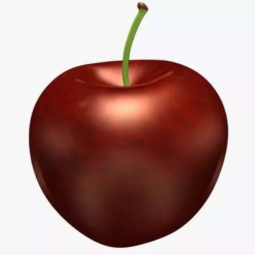 Apple Red Fruit 3d model Apple Red Fruit 3d model