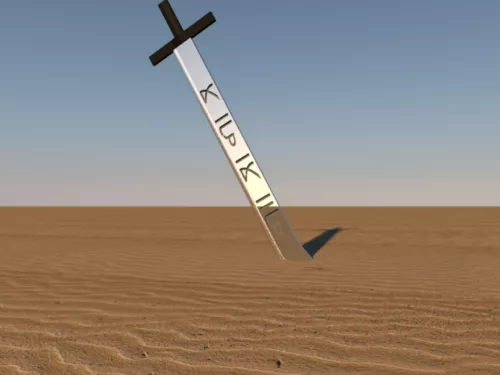 Game Sword Straight Sword 3d model