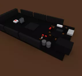 Black Room 3d model