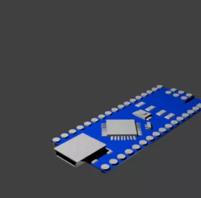 Electric Board Nano Lowpoly 3d model