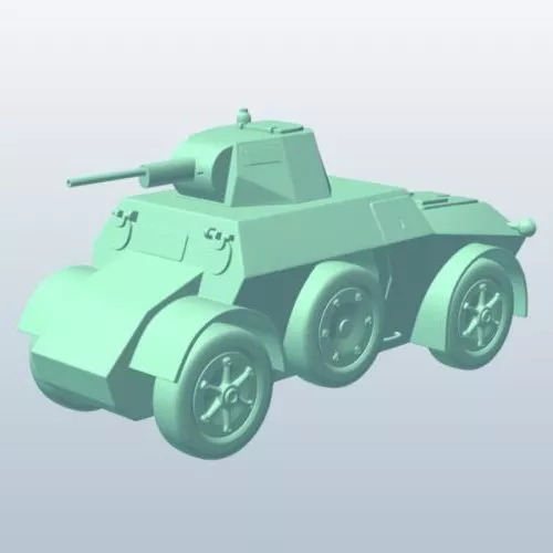 Spw40 Armored Carrier 3d model
