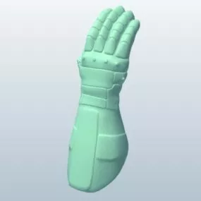 Armored Knight Hand Sculpture 3d model