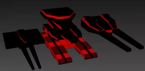 Sphere Bot Hydraulics 3d model