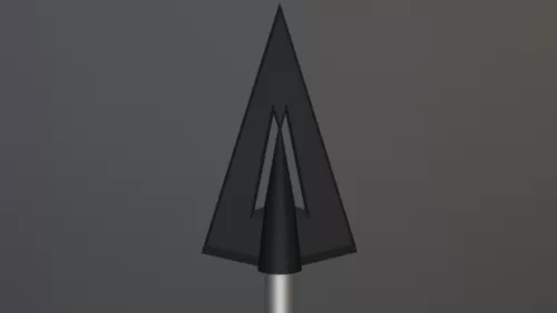 Metal Arrow 3d model Metal Arrow 3d model