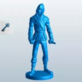 Assassin With Dagger 3d model