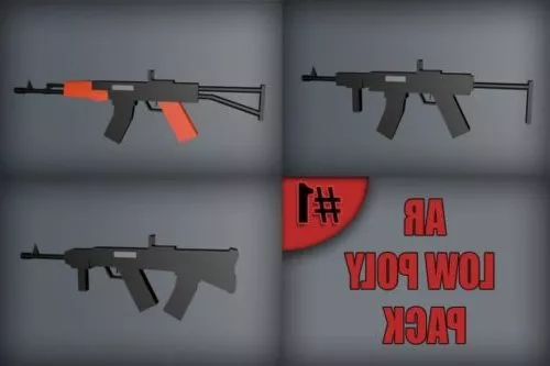 Mp5 Western Submachine Gun 3d model