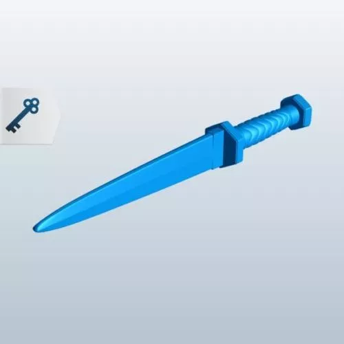 Athame Knife Lowpoly 3d model Athame Knife Lowpoly 3d model