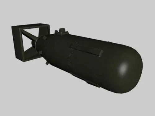Atomic Bomb Weapon 3d model Atomic Bomb Weapon 3d model
