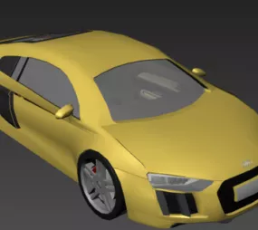 Audi R8 V10 Super Car 3d model