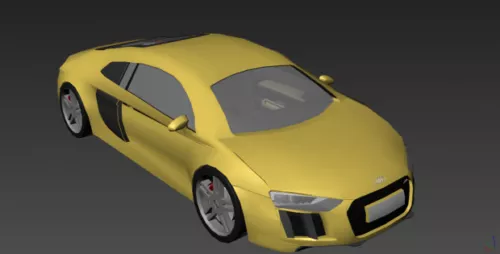 Audi R8 Type 42 Car 3d model