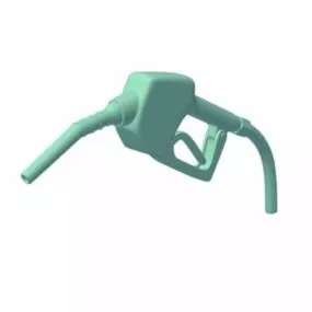 Auto Gas Pump 3d model