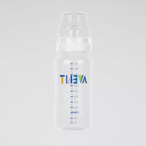 Glass Beer Bottle With Label 3d model