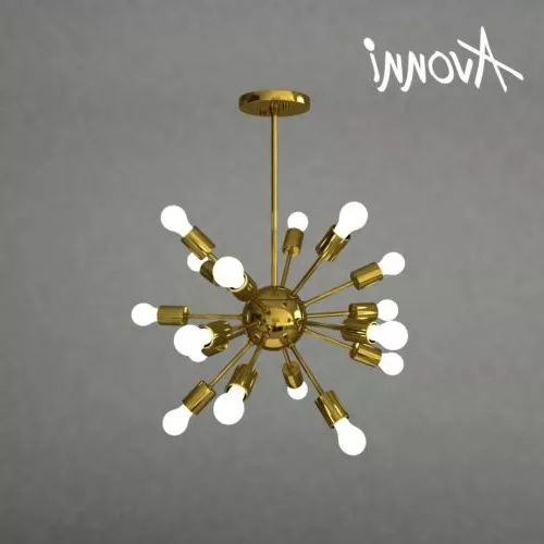 Avonni Sphere Luster Chandelier 3d model Avonni Sphere Luster Chandelier 3d model
