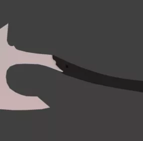 Axe Game Weapon 3d model