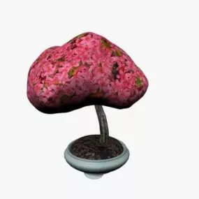 Azalea Bushes Lowpoly 3d model