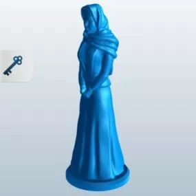 Azerbaijani Woman Character 3d model