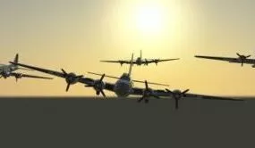 B-17e Airplane 3d model