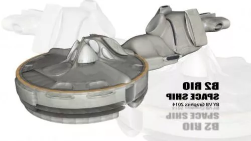 Scout Spacecraft 3d model