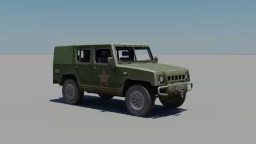 Bj2022 Military Vehicle 3d model Bj2022 Military Vehicle 3d model