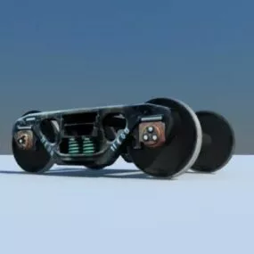TRAIN sci-fi vehicle 3d model