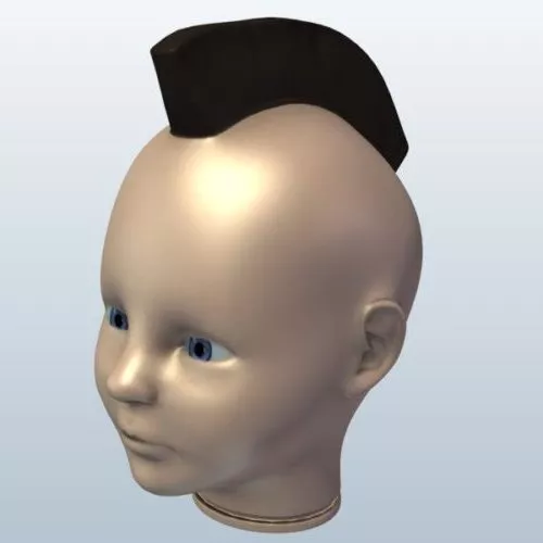 Man Head Portrait Realistic Skin 3d model