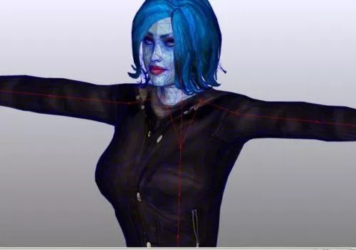 Female Character Basic Mesh Body 3d model