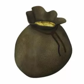 Gold Bag 3d model