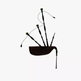 Bag Pipes Instrument 3d model