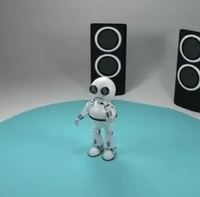 Ballbot Chaarcter 3d model